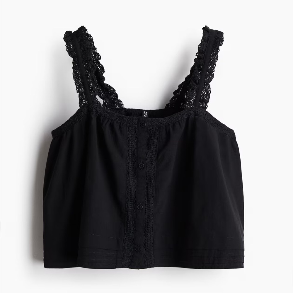 H&M Lace Strap Top